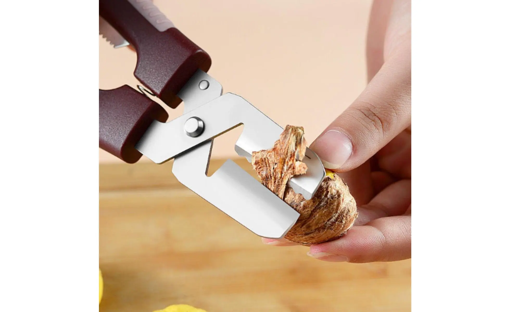 Castañas preparadas para cocinar