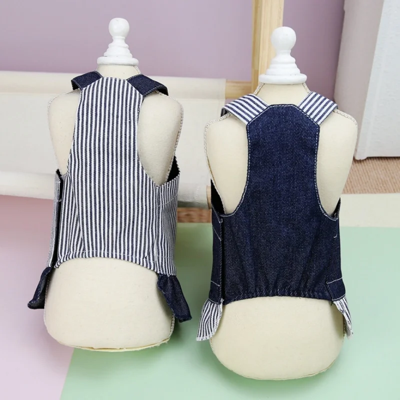 Vestido Vaquero para Gatos y Perros – Estampado de Oso - imagen 5