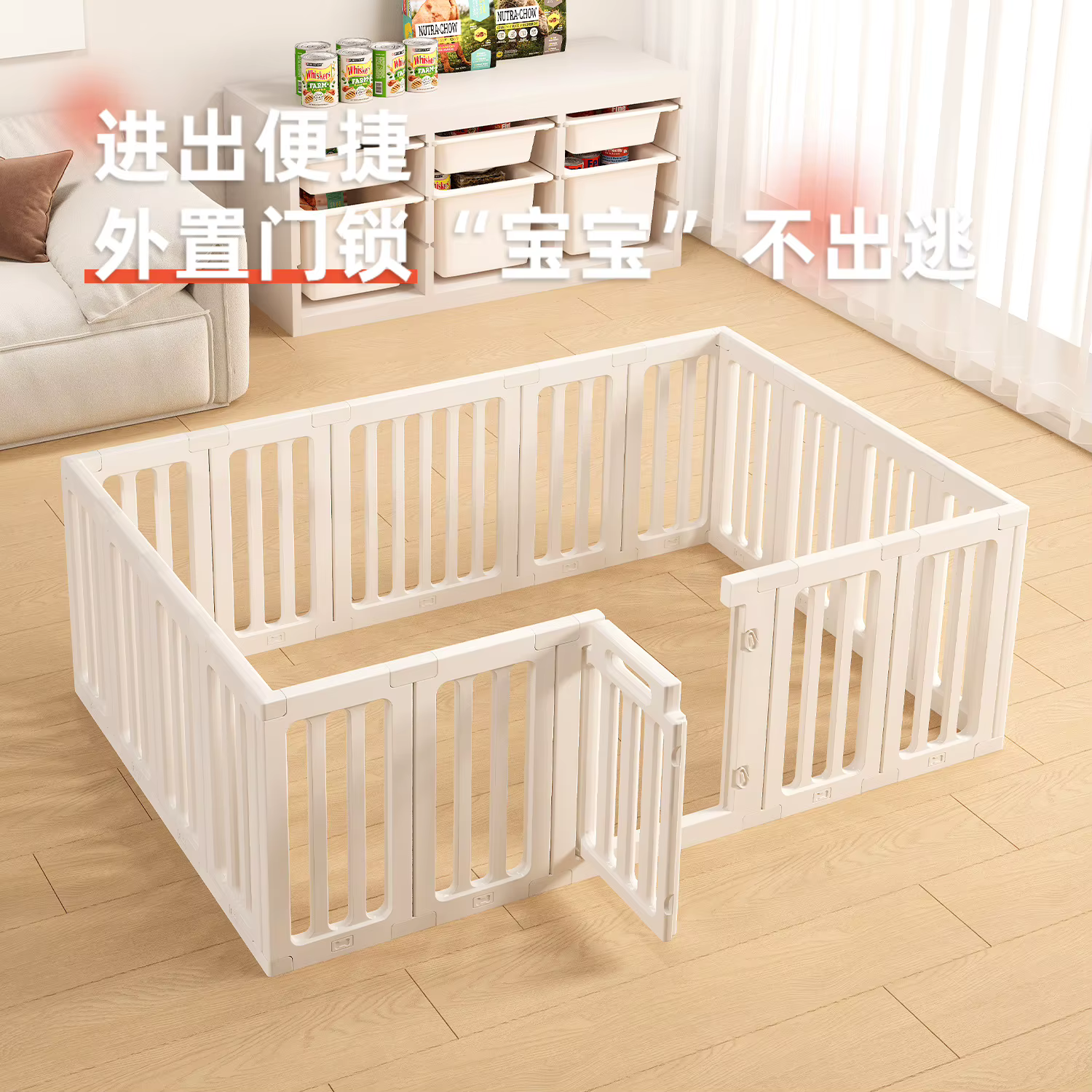 Parque resistente cachorros de perro Bichón Teddy – Valla segura - imagen 3