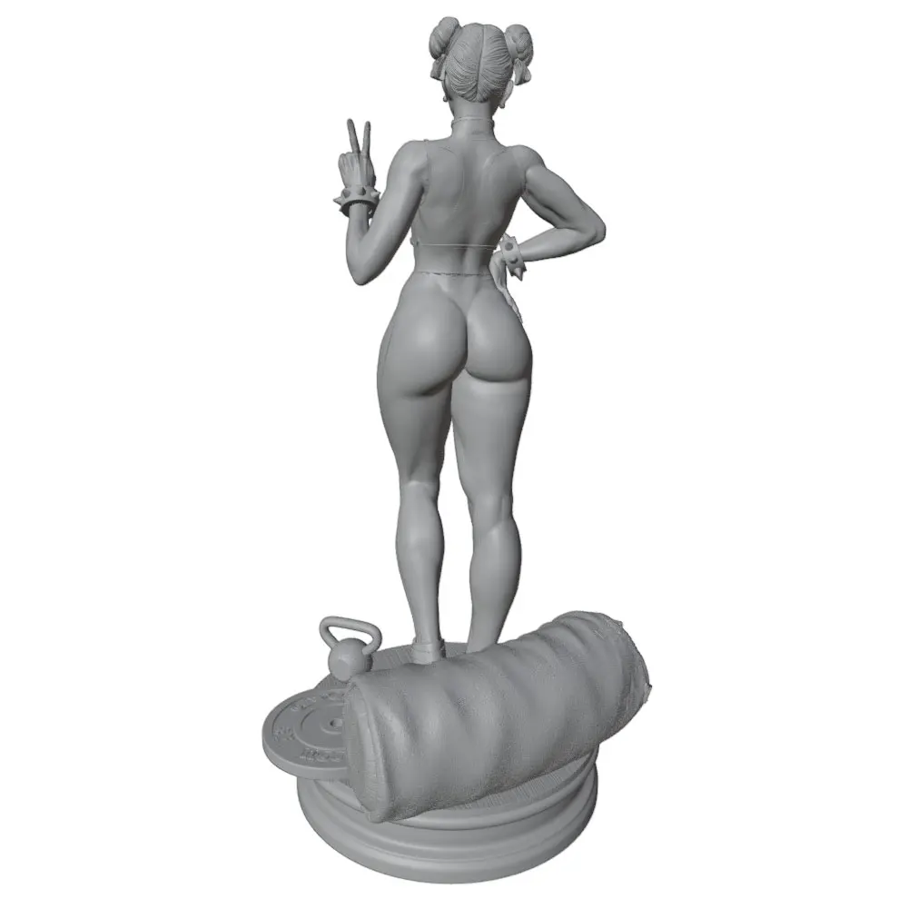 Figura DIY gris impresa en 3D para decorar hogar con gatos y perros - imagen 2
