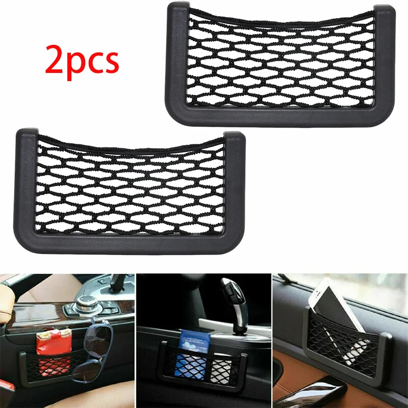 Bolsas de red instaladas en asiento