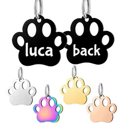Placa identificación personalizada para perro – Nombre y teléfono grabados