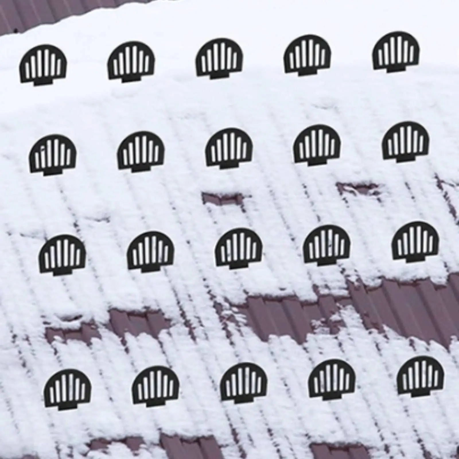 Protector contra Nieve para Techos Metálicos, Juego de 25 Piezas con Tornillos - imagen 3