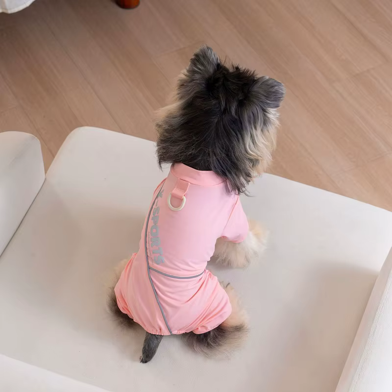 Traje refrescante para perro con anilla D, ropa Chihuahua y Schnauzer - imagen 5