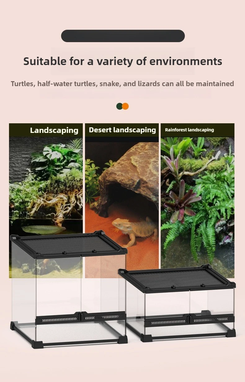 Comparativa de materiales del terrario