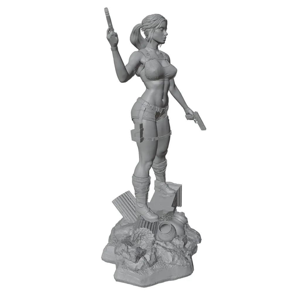 Kit figura resina chica sexy 75mm 1/24 – Modelo GK sin montar ni pintar - imagen 5
