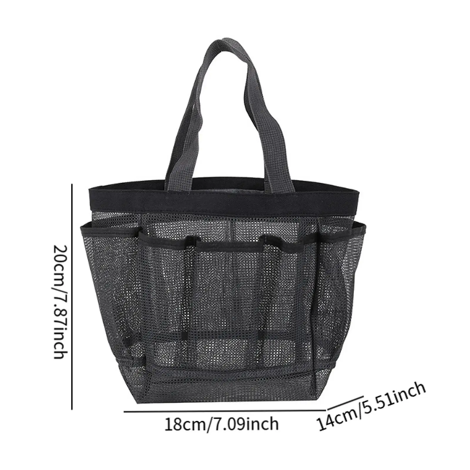Bolsas de Malla Colgantes para Ducha – Organizador de Viaje y Baño - imagen 3