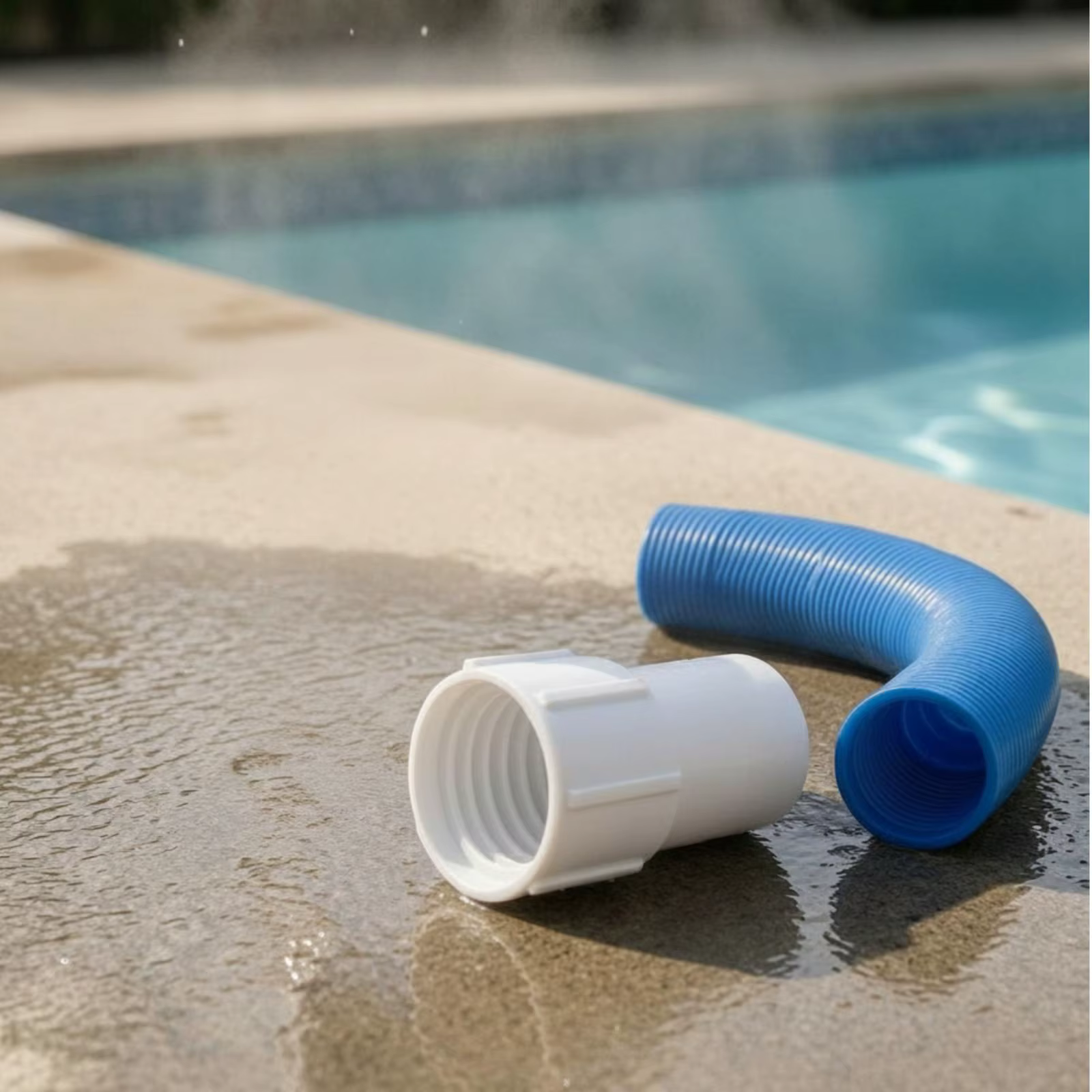 Adaptador acanalado para manguera de piscina elevada - imagen 4