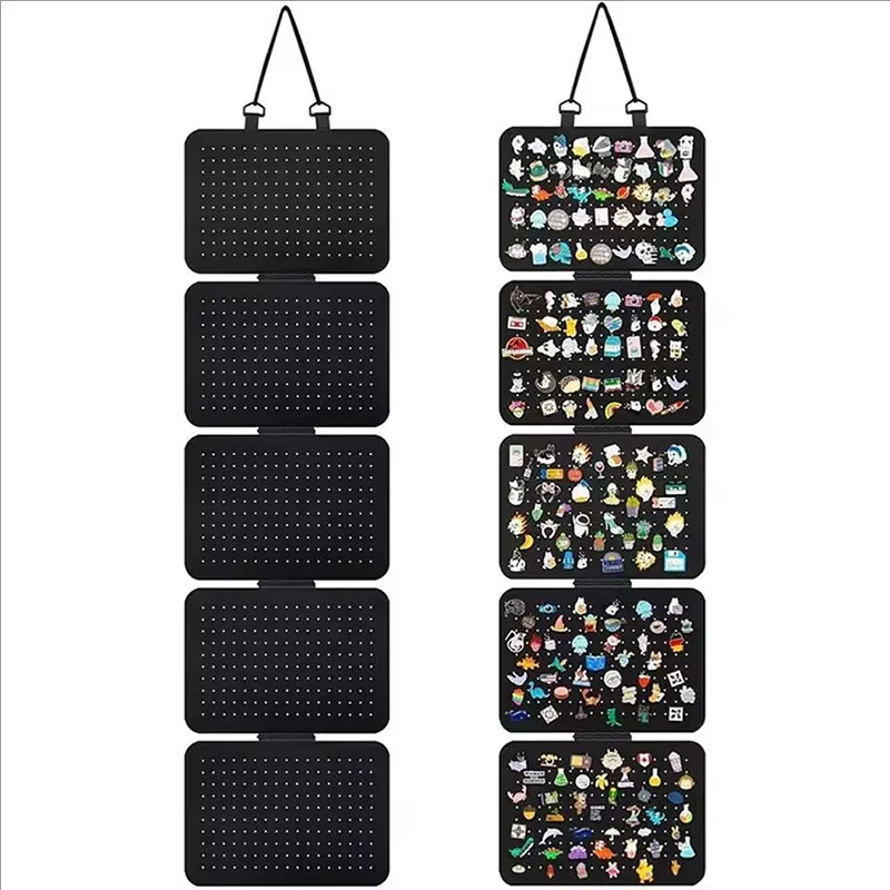 Bolsa colgante de fieltro de 5 capas para joyas