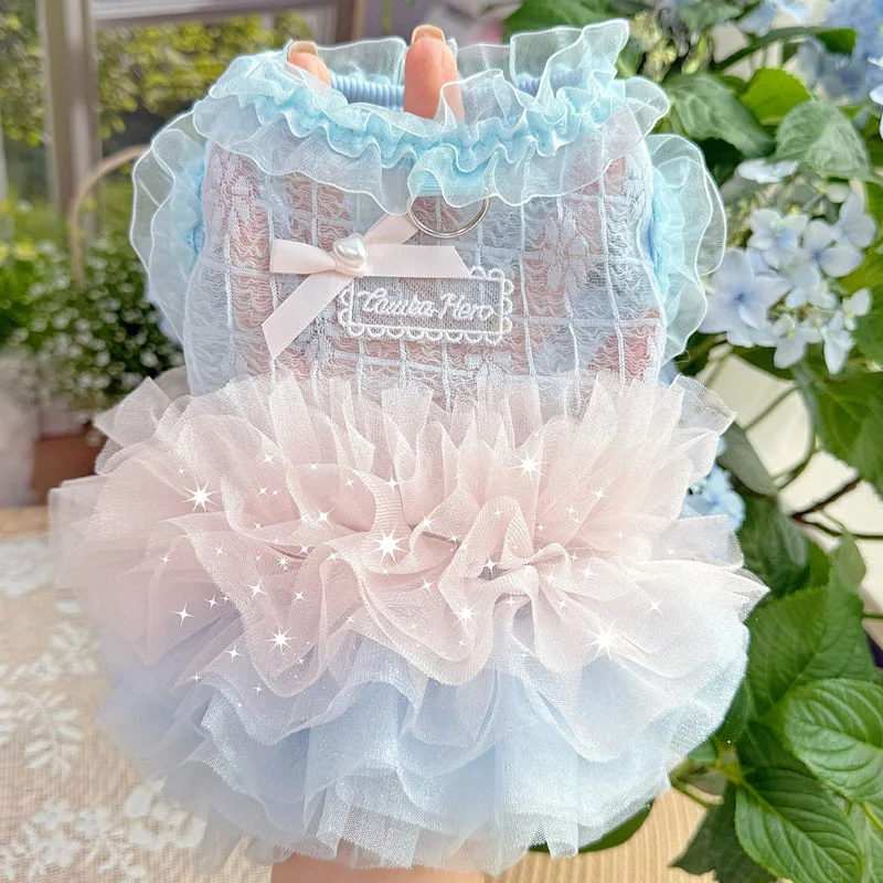Vestido de tul tutú para perra elegante, Chihuahua y Yorkie - imagen 2