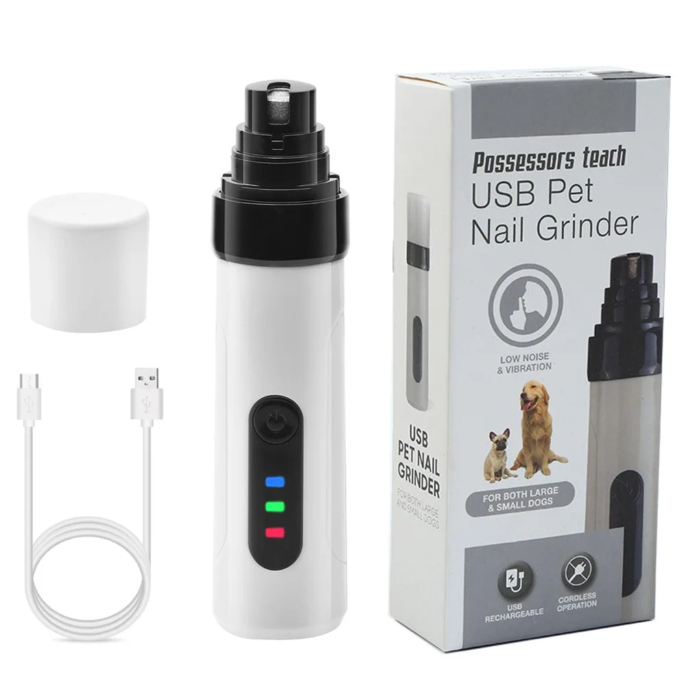 Cortauñas eléctrico automático para perros y gatos, manicura segura