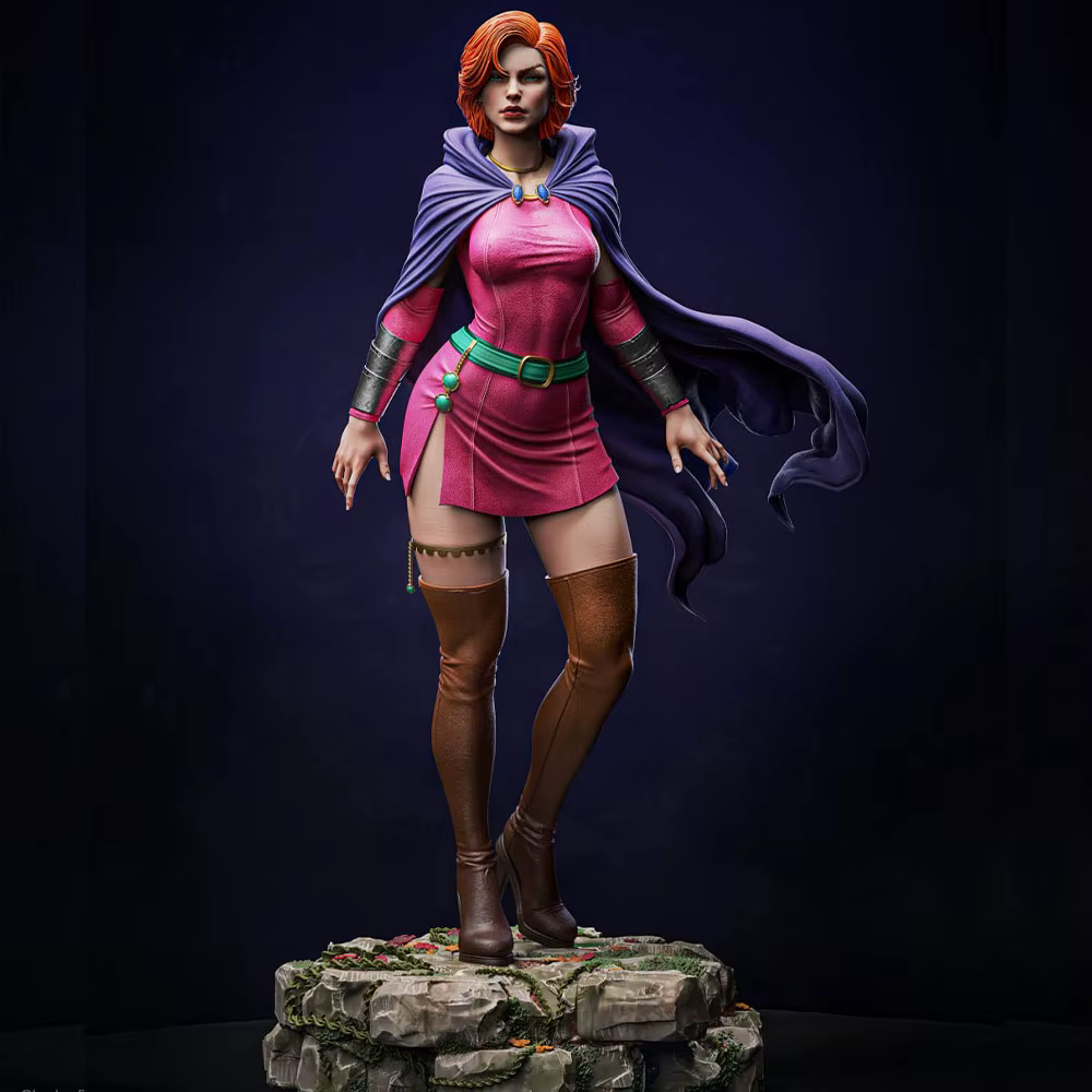 Miniatura GK de estatua de personaje anime gris, sin montar y pintar - imagen 2