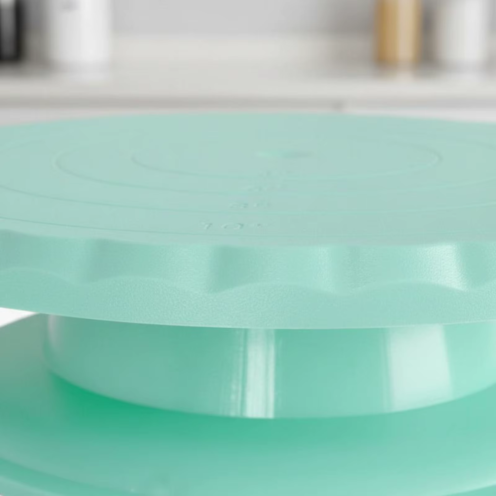 Soporte giratorio para tartas con base antideslizante y fácil limpieza - imagen 3