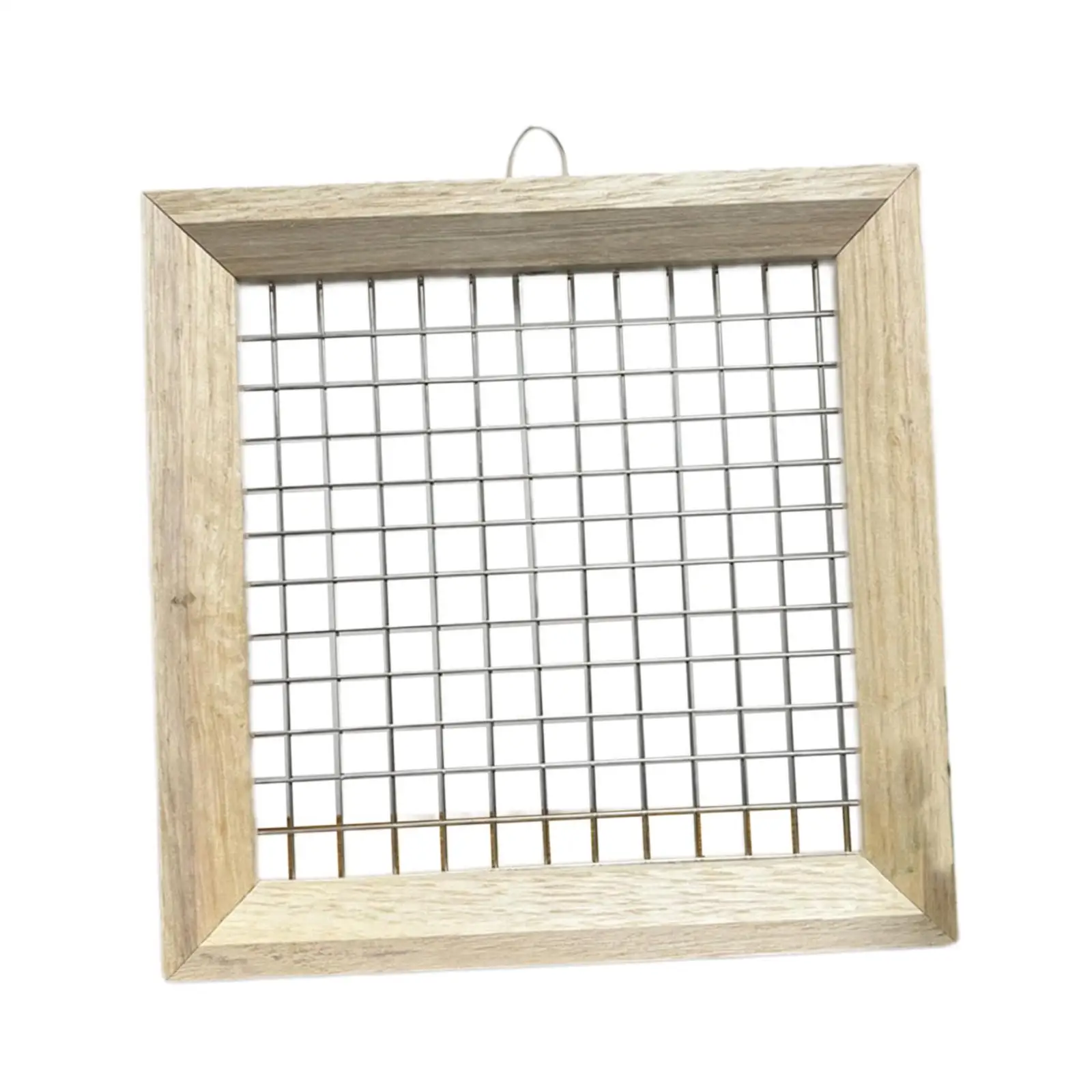 Soporte colgante con diseño de malla para plantas