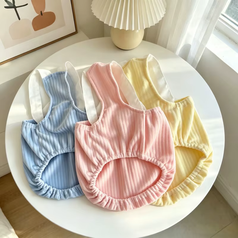 Vestido de verano con lazo para perros y gatos pequeños - imagen 3