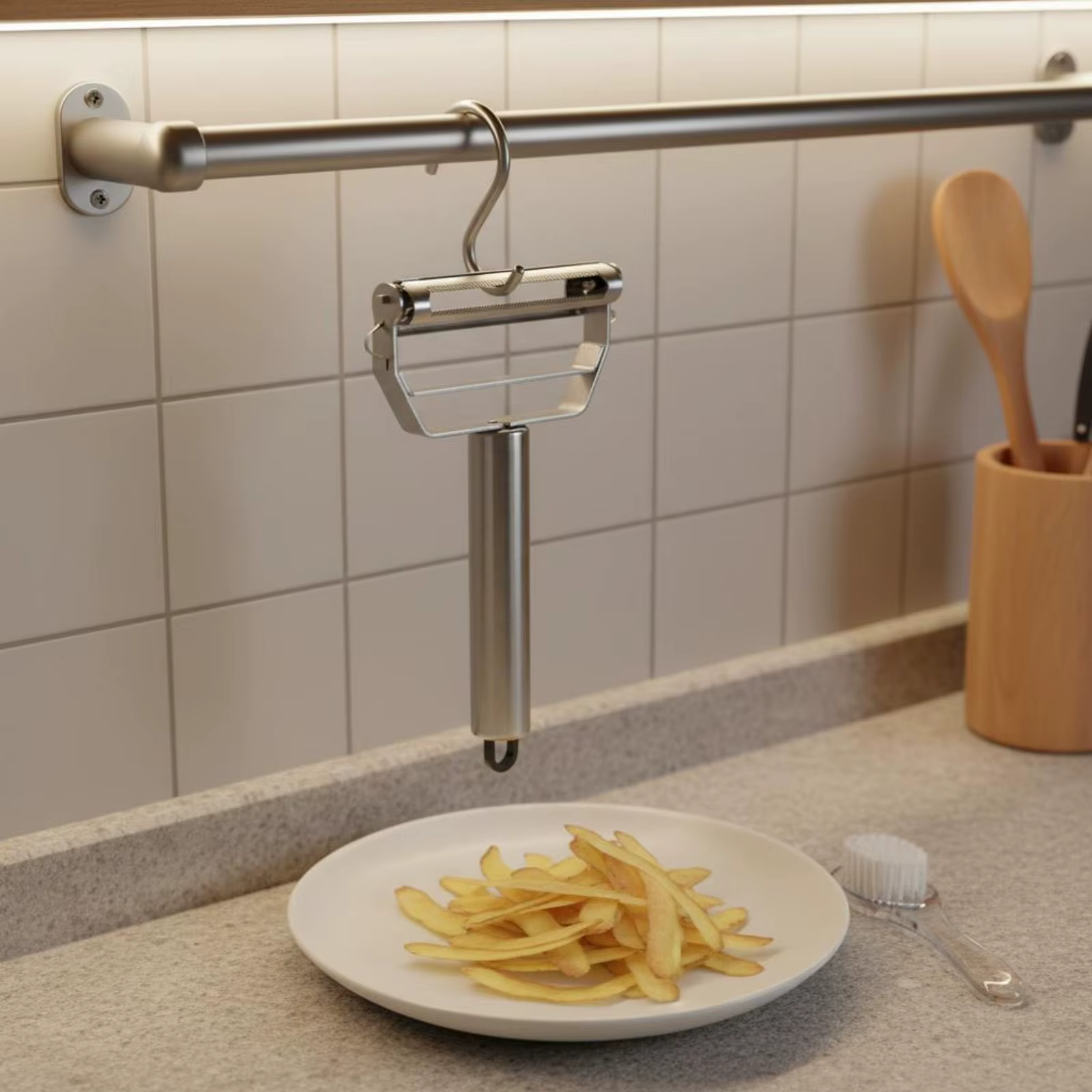 Cortador de verduras 2 en 1 para comida casera de perros y gatos - imagen 4