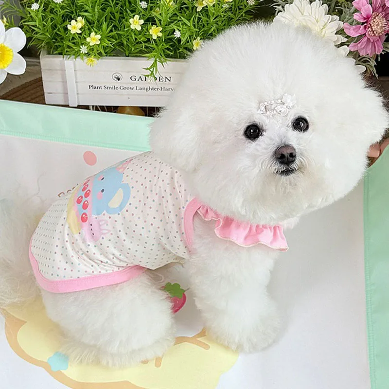 Chaleco transpirable verano para gatos y perros con estampado animales - imagen 2