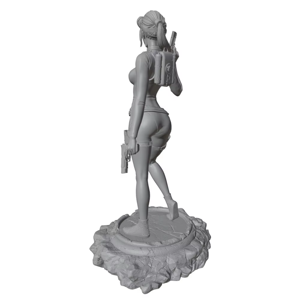 Figura resina para gato y perro sin pintar - imagen 2