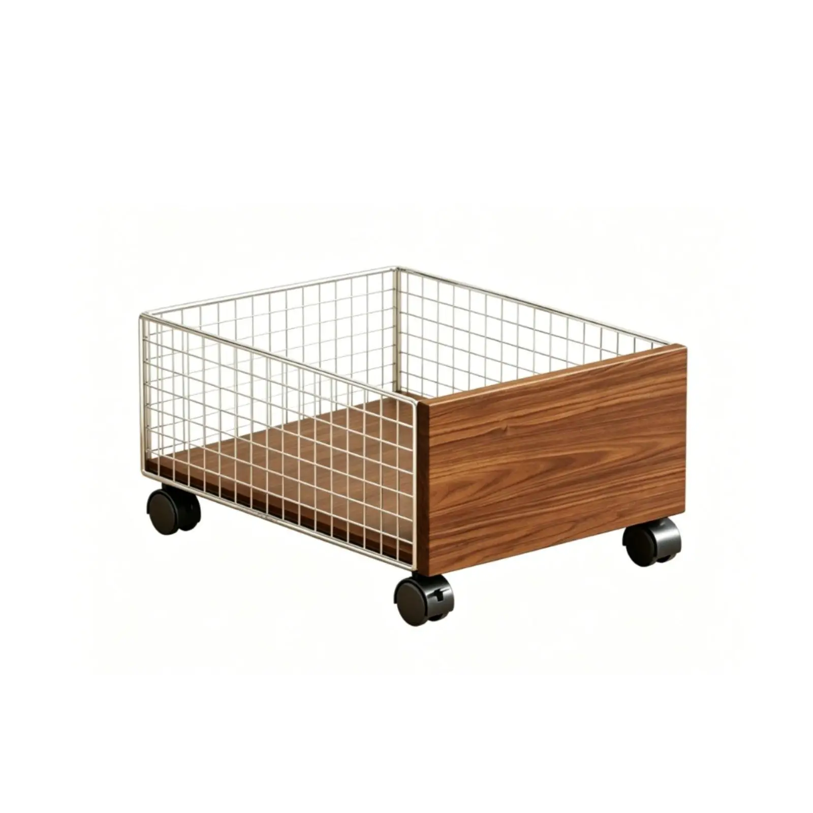 Carrito almacenamiento con ruedas plegable para gatos y perros - imagen 2