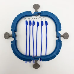 Retractor quirúrgico desechable curvo para gatos y perros con ganchos