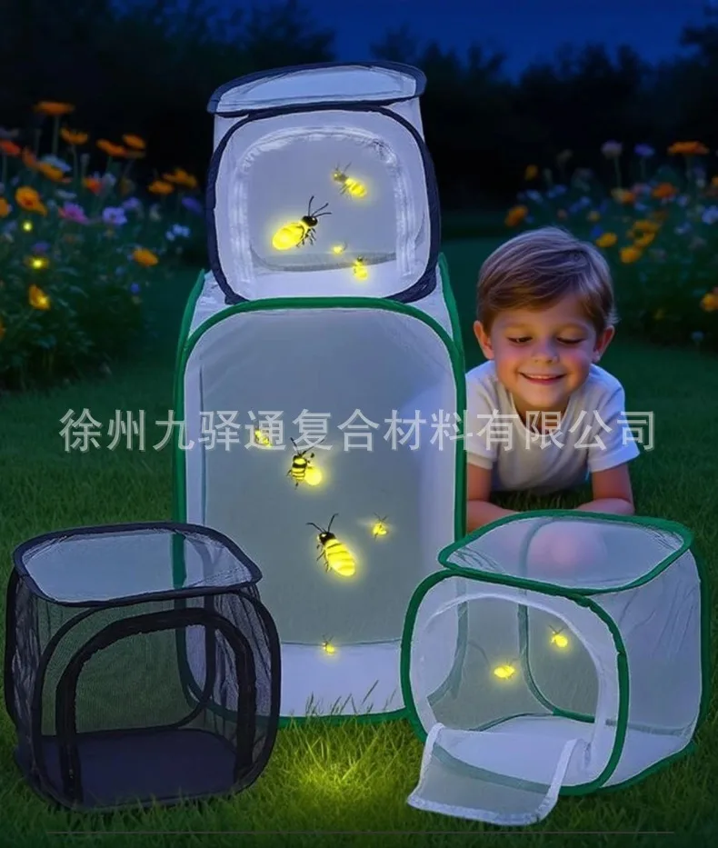 Jaula plegable para insectos con malla antiparasitaria, ideal para criar mariposas, plantas o pequeñas mascotas