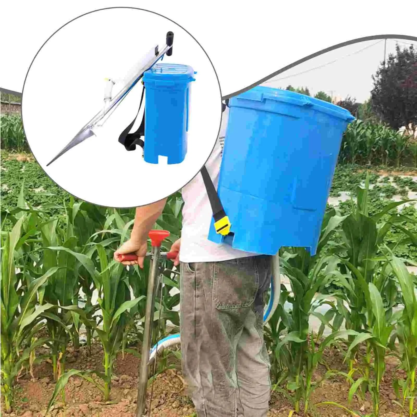 Esparcidor de fertilizante granular profesional agrícola resistente - imagen 5
