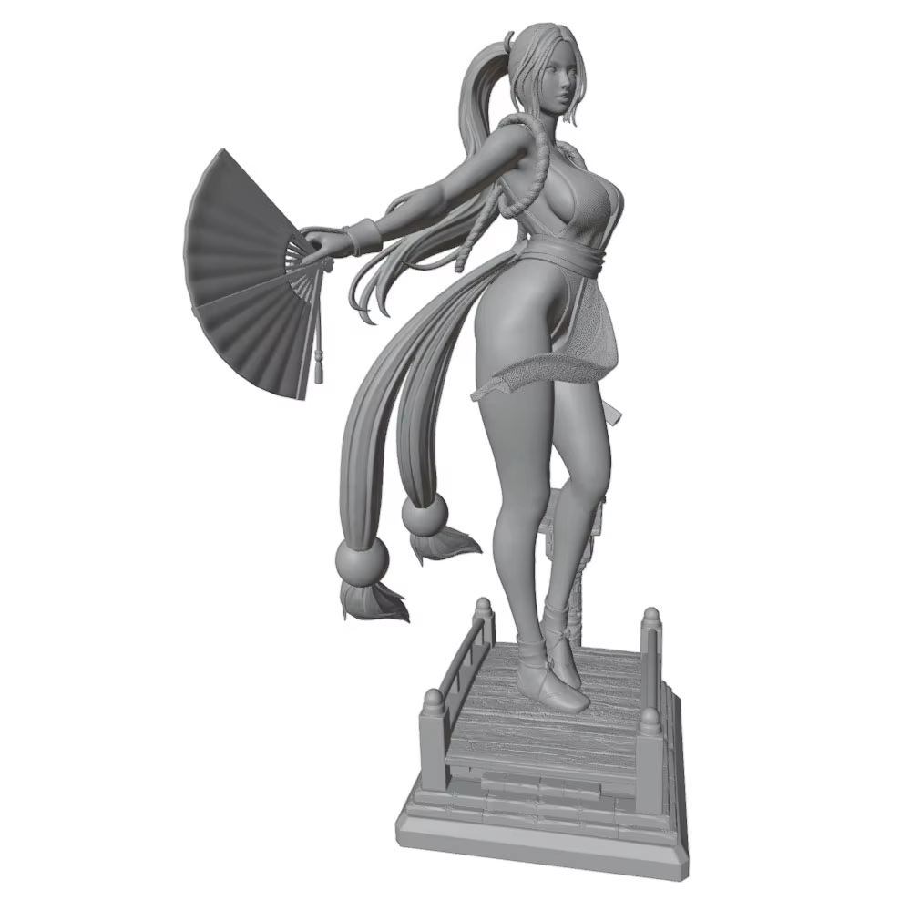 Kit figura resina chica 1/24 75mm GK sin montar ni pintar - imagen 5