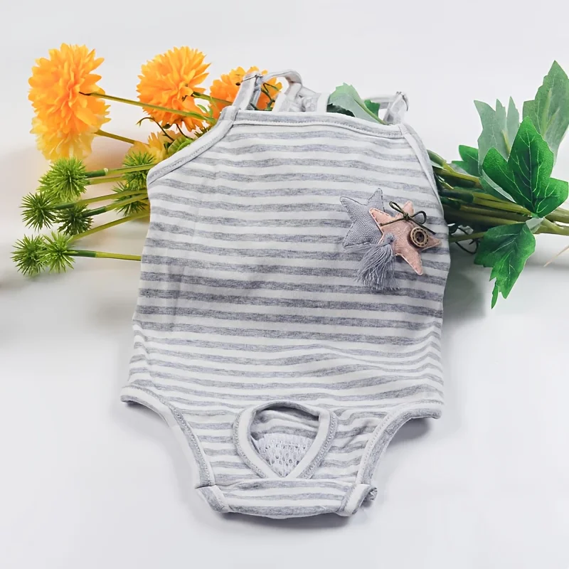 Close-up of striped fabric and adjustable buckle