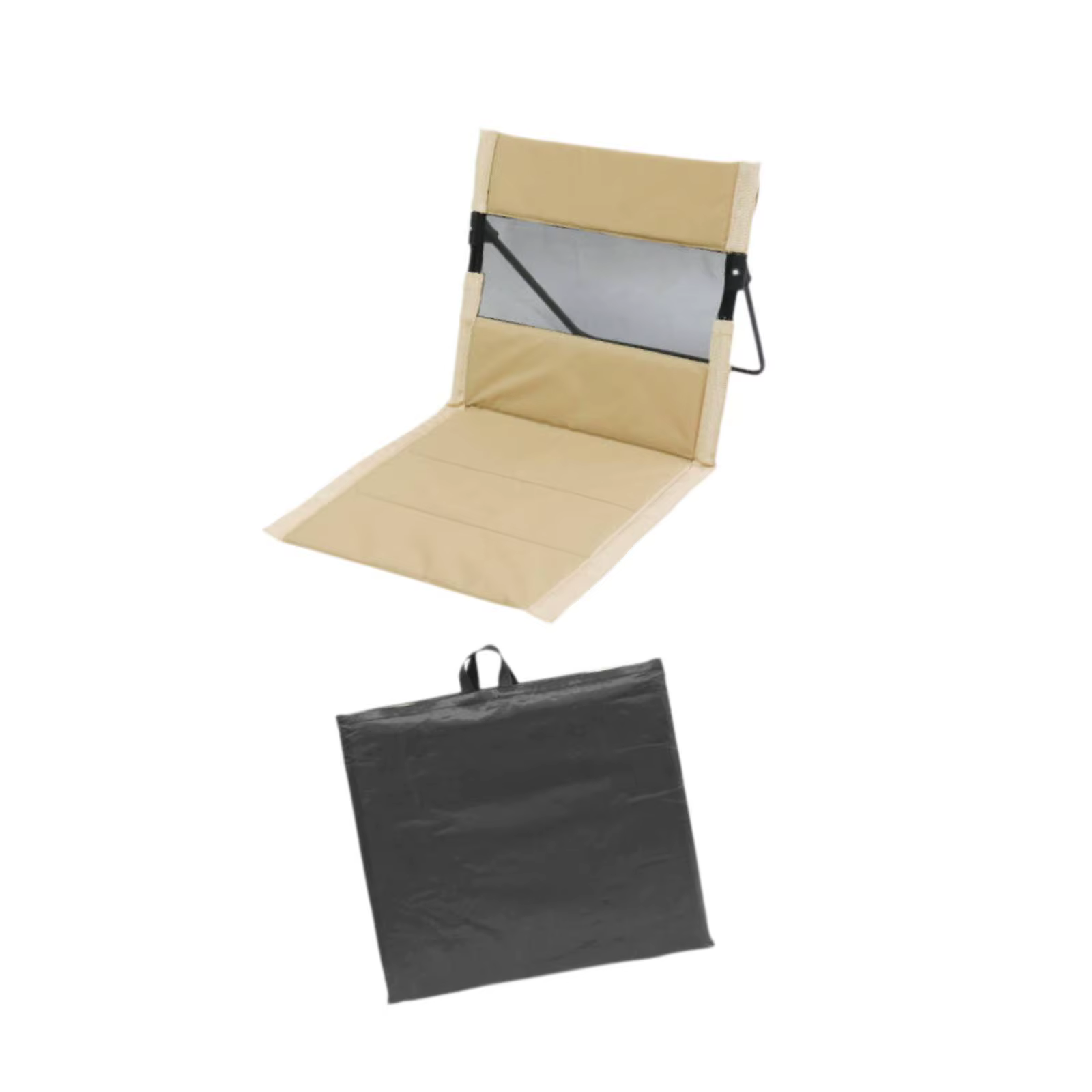 Silla de playa con respaldo y cojín plegable para gatos y perros - imagen 3