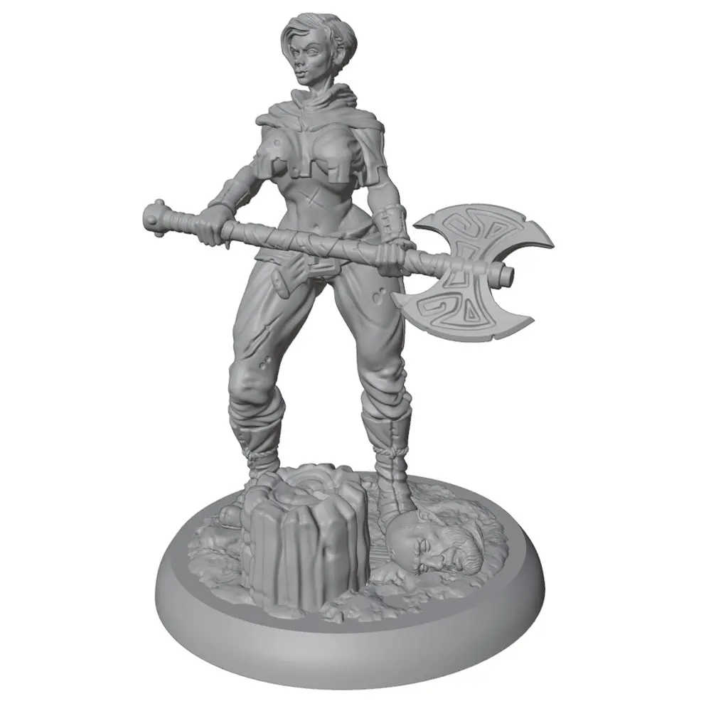 Figura Decorativa de Resina Miniatura 75 mm – Hachaíto Misterioso en Miniatura - imagen 4