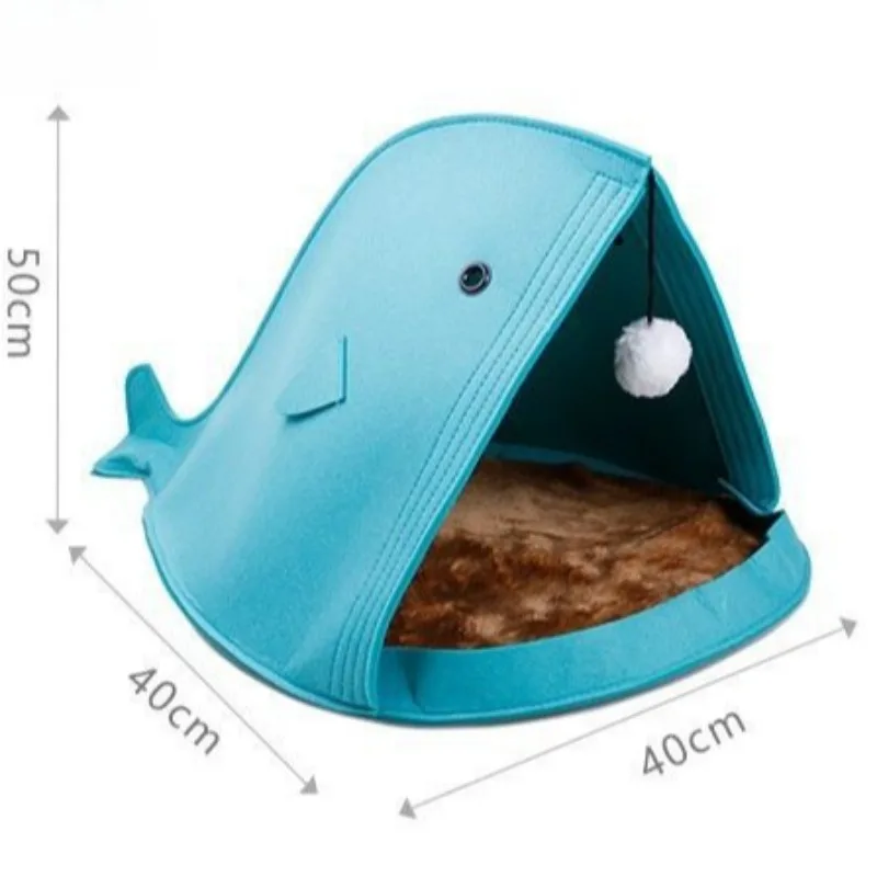 Nido de fieltro en color gris