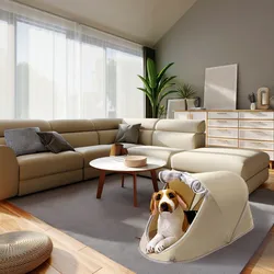 Cama refrescante para gatos y perros: casa nido de viaje