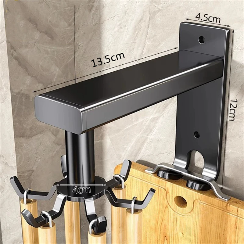 Detalle de ganchos giratorios