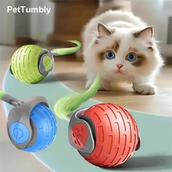 Juguete pelota automática para gatos, recargable USB