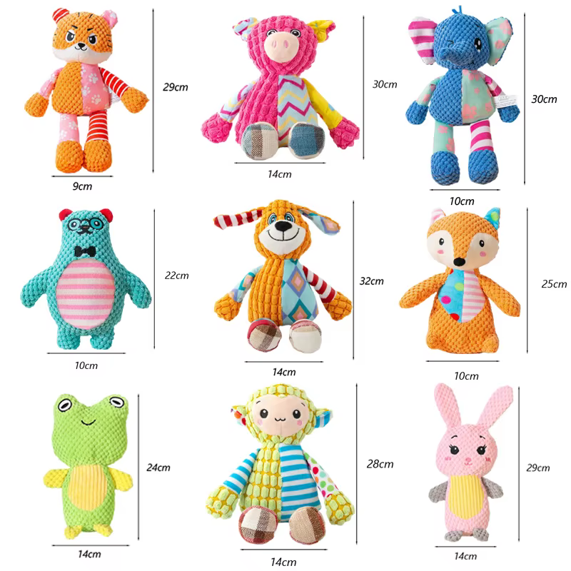 Juguete de peluche chirriante para perros pequeños