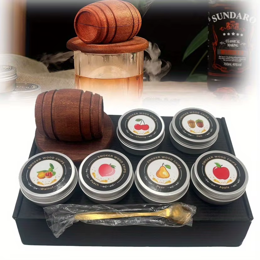 Kit Ahumador Whisky 4 Sabores – Infusor para Bebidas y Cócteles - imagen 3