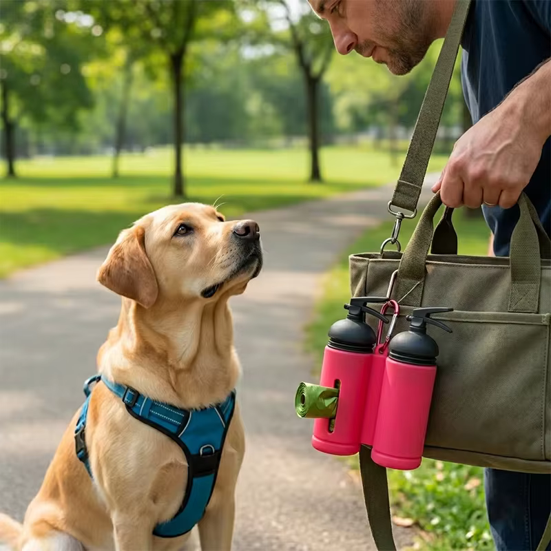 Uso en paseo urbano con perro