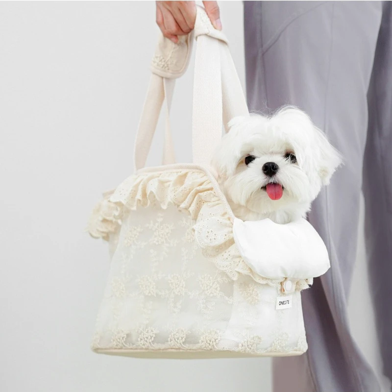 Bandolera transportín transpirable para gatos y perros pequeños - imagen 3