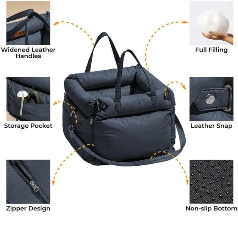 Cama portátil para gatos y perros impermeable, lavable y extraíble - imagen 4
