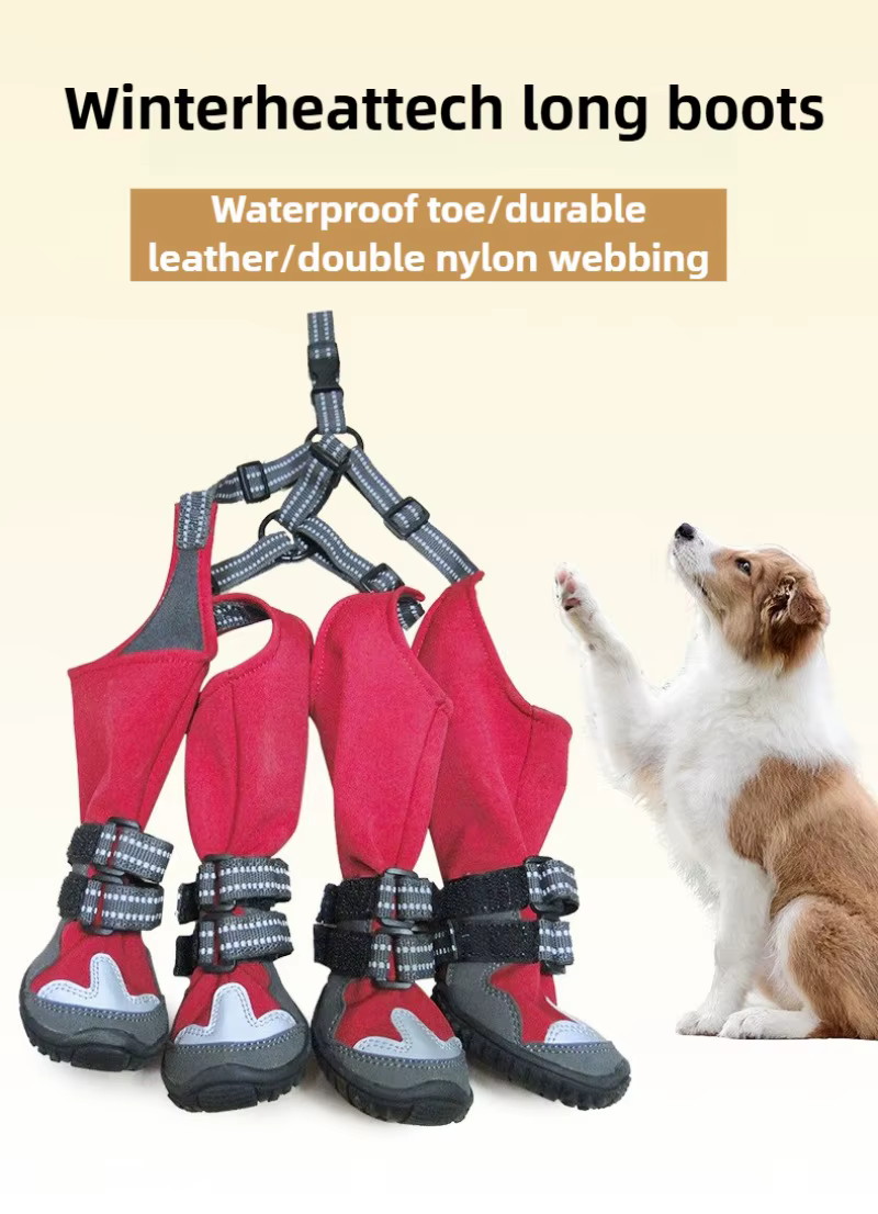 Botas cálidas antideslizantes para mascotas