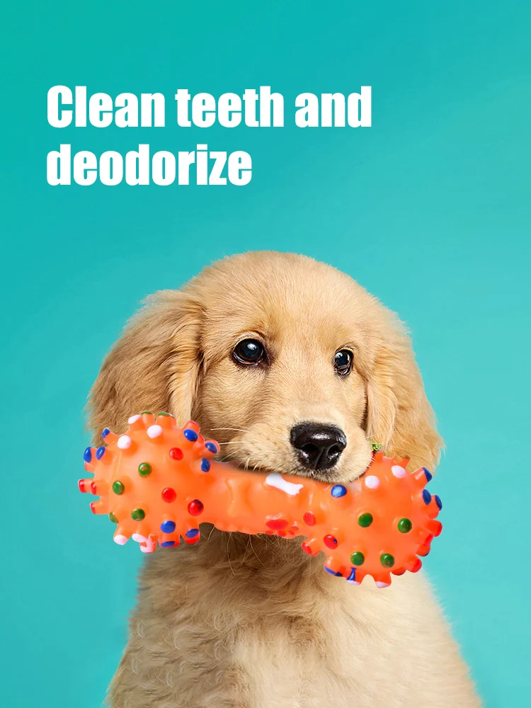 Juguete masticable para perros vista frontal