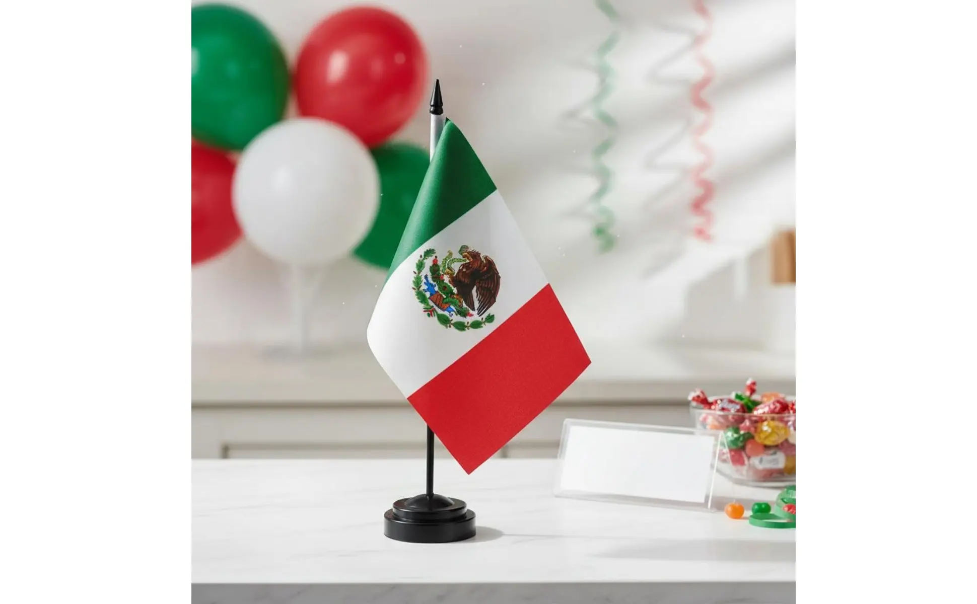 Detalle de bandera de país para escritorio con apariencia profesional