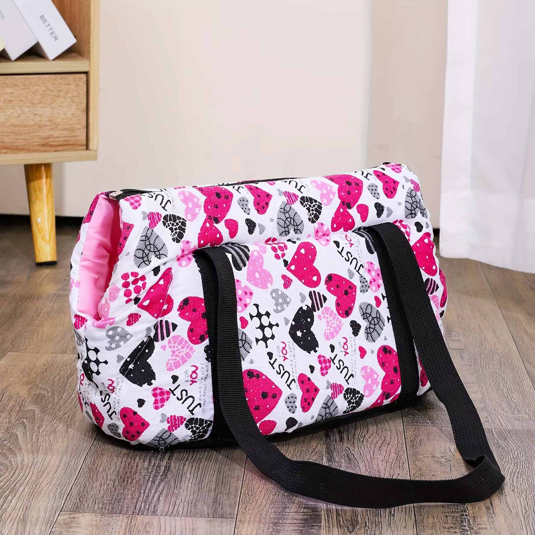 Mochila transportadora BeiYu Pet en uso
