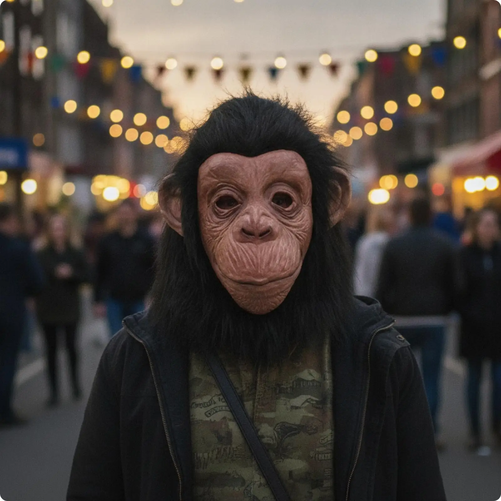 Máscara de látex realista de primate para adultos – Cosplay y Halloween - imagen 4