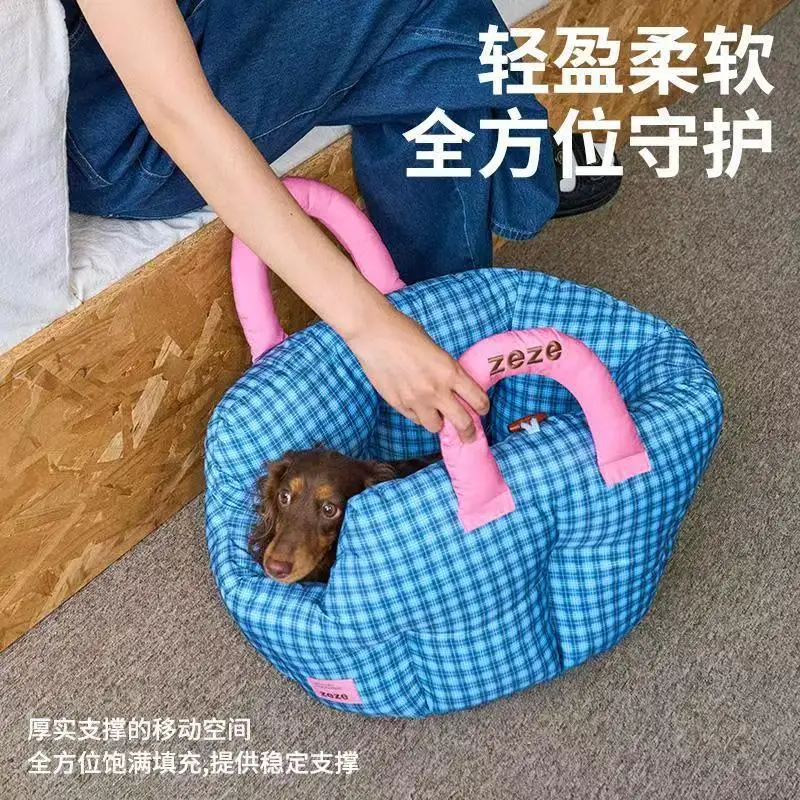 Cama de coche portátil para perros y gatos: colchoneta seguridad - imagen 3