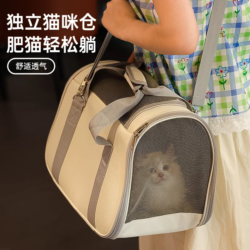 Bolsa de transporte cápsula espacial transpirable para perros y gatos - imagen 4