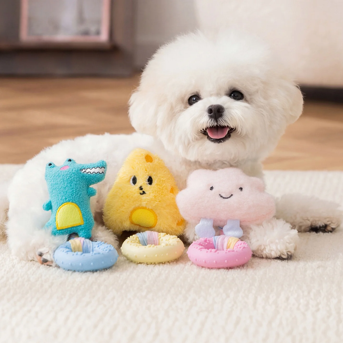 Anillo Mordedor con Sonido para Perros Pequeños – Dentición Bichón Frisé y Cachorros - imagen 5