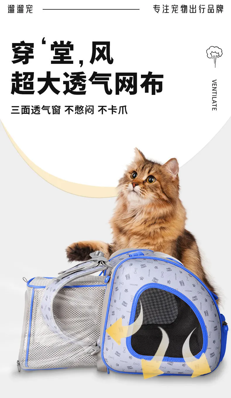 Mochila portátil abierta para limpieza