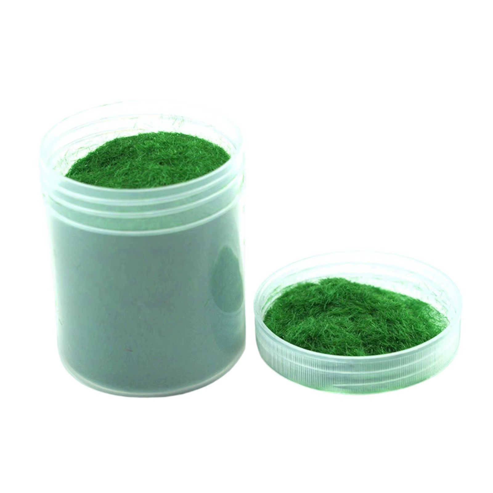 Polvo de césped artificial verde para dioramas y maquetas – Material decorativo - imagen 2