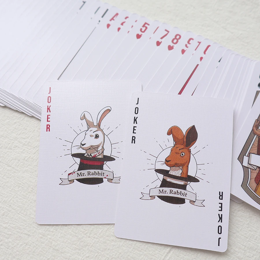 Cartas de póquer vintage con dibujos de animales – juego familiar - imagen 5